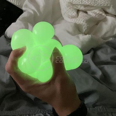 Toy Bolinha Globble Anti Stress Luminosa Fluorecente