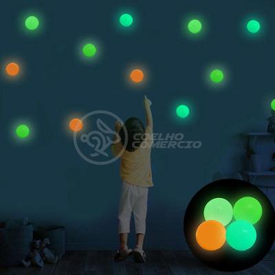 Toy Bolinha Globble Anti Stress Luminosa Fluorecente