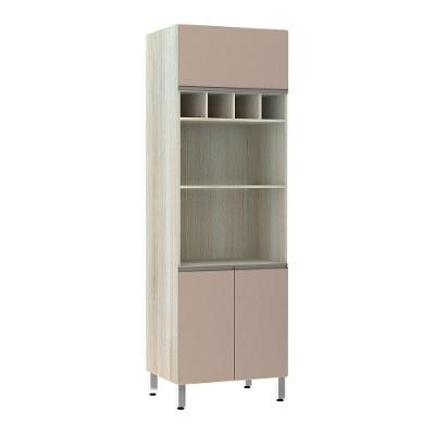 Paneleiro 70 Cm Duplo Nicho Luci Legno Crema Com Connect