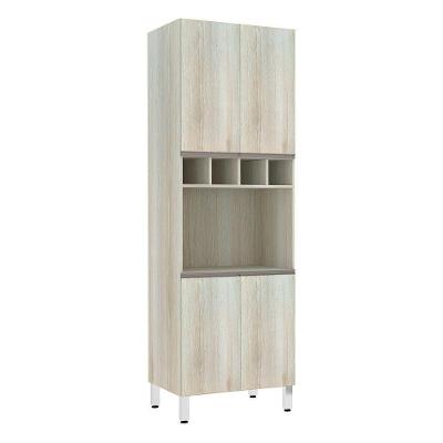 Paneleiro C/ Nicho De Microondas 70Cm E 1 Nicho Luci Legno C