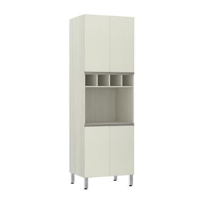 Paneleiro C/ Nicho De Microondas 70Cm E 1 Nicho Luci Legno C