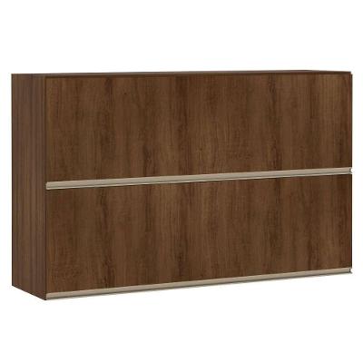 Armário Cozinha Duplo 120 Cm 2 Portas Dourado C/ Dourado
