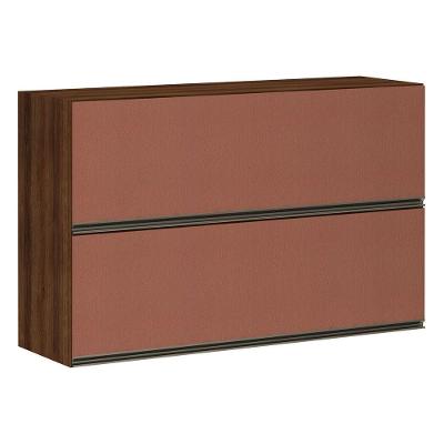 Armário Cozinha Duplo 120 Cm 2 Portas Dourado Com Gaia