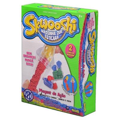 Massinha Skwooshi Playset De Ação Foguete E Carro - Sunny