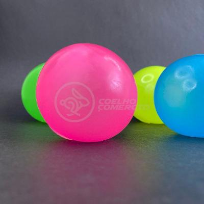 Toy Bolinha Globble Anti Stress Luminosa Fluorecente
