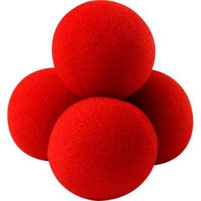4 Bolas de Espuma 2 Inch R+ Vermelho
