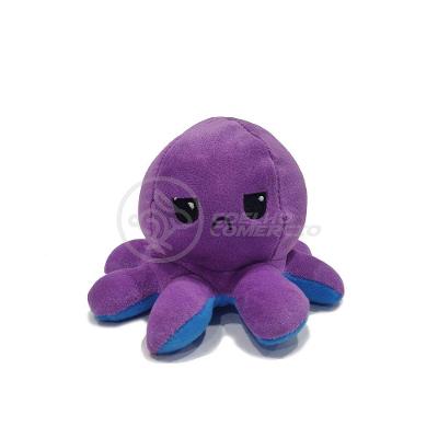 Polvo Reversível De Pelúcia 2 Em 1 Tiktok Azul E Roxo