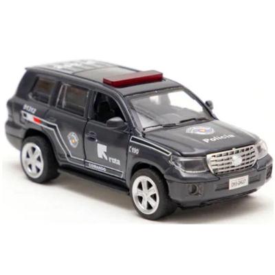 Miniatura Carro Da Policia Rota Carrinho Para Crianças
