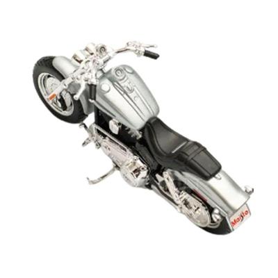 Miniatura Moto Para Coleçao Harley davidson Cvo Fat Bob 2009