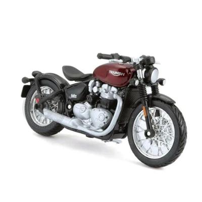 Miniatura Motocicleta Triumph Bonneville Bobber Esportiva
