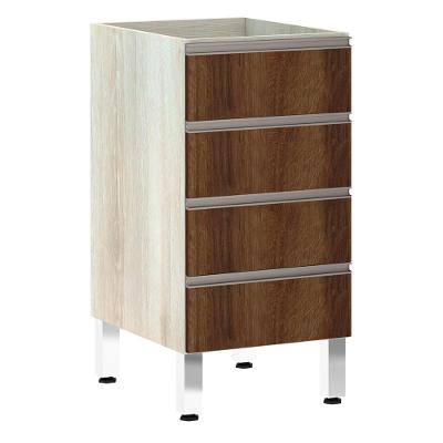 Balcão Sem Tampo 40cm Luci Legno Crema Com