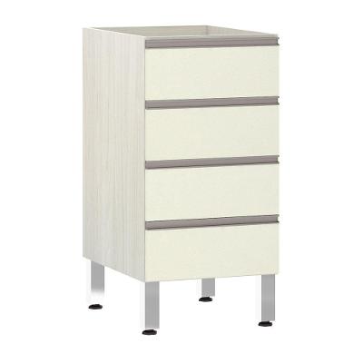 Balcão Sem Tampo 40cm Luci Legno Crem e Kashmir