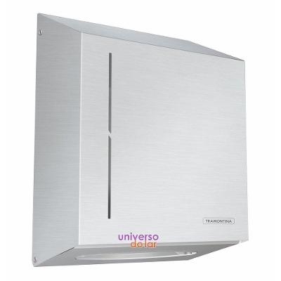 Dispenser Para Papel Toalha Tramontina Em Aço Inox Com Acabamento Scotch Brite Aço Inox