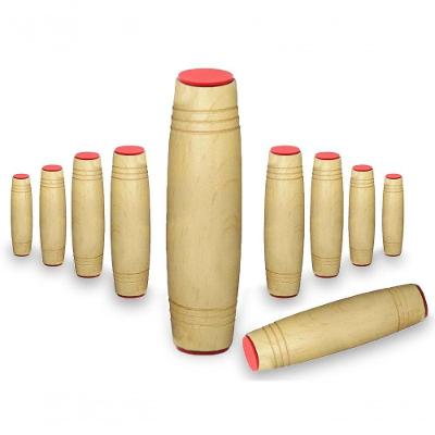Fidget Mokuru Stick Bastao Roller Anti Stress Madeira 10 Und
