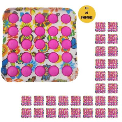 Fidget Pop It Kit24 Uni Bubble Infantil Criança Aniversario