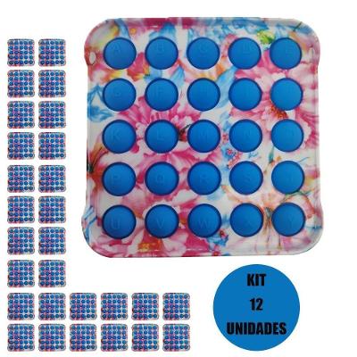 Fidget Pop It Kit12 Uni Bubble Infantil Criança Aniversario