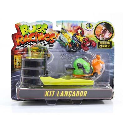 Veículo E Pista Com Lançador Bugs Racing Sluggy - Dtc