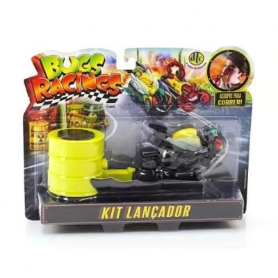 Veículo E Pista Com Lançador Bugs Racing Flyz - Dtc