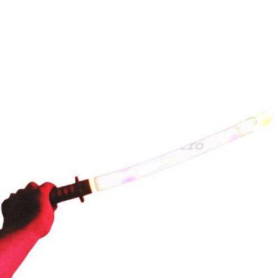 Espada Ninja Katana Samurai C/ Som E Luz À Pilha Preto