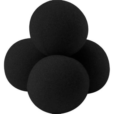 4 Bolas de Espuma 2 Inch R+ Preto