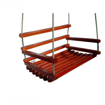 Balanço Gangorra Infantil Madeira Mogno 50x40 Suporta 100 Kg.