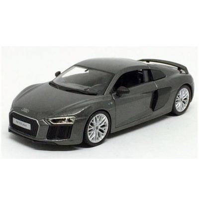 Miniatura Carro Audi R8 Carros Luxuoso Pneus Emborrachados
