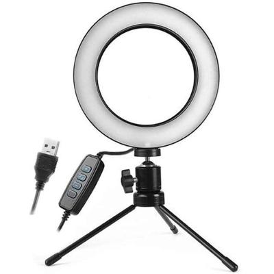 Luz E Iluminador Ring Light 6 Polegadas 36 Led Usb Led Misto Mesa