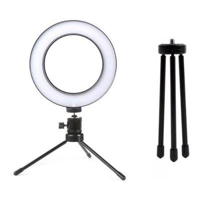 Iluminador Ring Light 16cm Usb Led Misto 3500k 5500k + Tripe