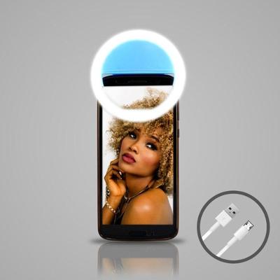 Selfie Ring Light: Luz De Selfie Para O Celular 3 Intensidades Branco
