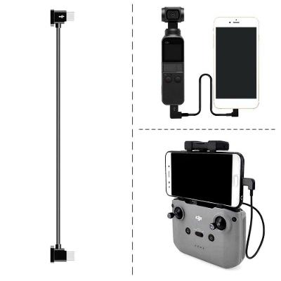 Cabo OTG USB-C para USB-C Controle Remoto Mavic Air 2/2S e Mini 2