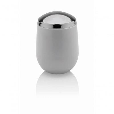 Porta Algodâo Cromo Belly Branco Ou Pab721bcf