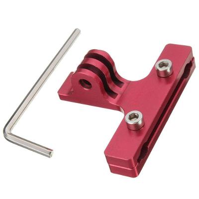 Suporte Banco Selim Bike de Câmeras GoPro e Similares - Vermelho