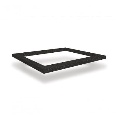 Tampo De Balcão Para Cooktop Preto Brilho 60cm X 52cm