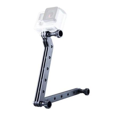 Extensor Braço em Alumínio para GoPro e Similares - Preto