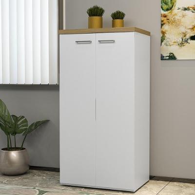Armário Orgazinador 2 Portas Dudley Olmo Branco