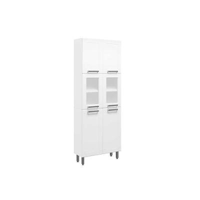 Módulo Cozinha Bertolini Múltipla Paneleiro 6037 6 Portas (2 C/ Vidro) Branco