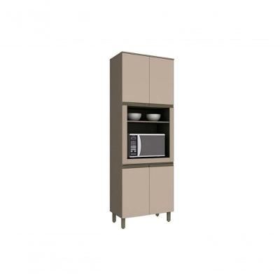 Paneleiro de Cozinha Modulado Connect c/ 4 Portas (1 Forno) 71.5cm Off White - Henn