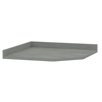 Tampo Luciane Canto Diagonal 76 Cm Concreto