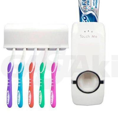 Dispenser Pasta De Dente Creme Dental Automático Com Suporte Para Escovas
