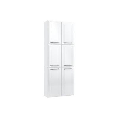 Paneleiro de Cozinha Topázio c/ 6 Portas 70cm Branco - Telasul