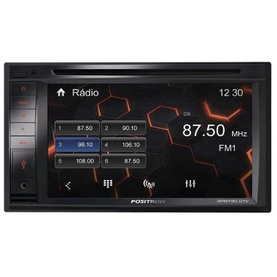 Positron Dvd 6,2" 2 Din Sp8730dtv Tv/ Bt/ Usb/ Sd/ Auxiliar