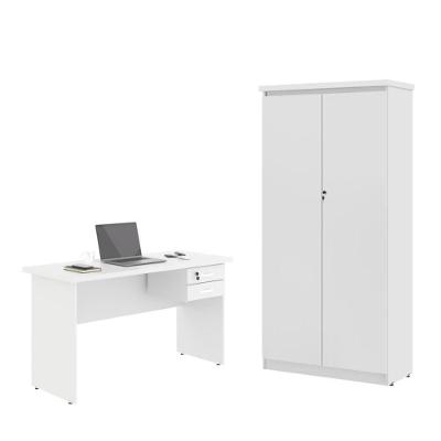 Jogo De Escritório Com Mesa 120 Moema Branco
