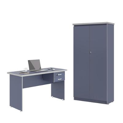 Jogo De Escritório Com Mesa 120 Moema Azul