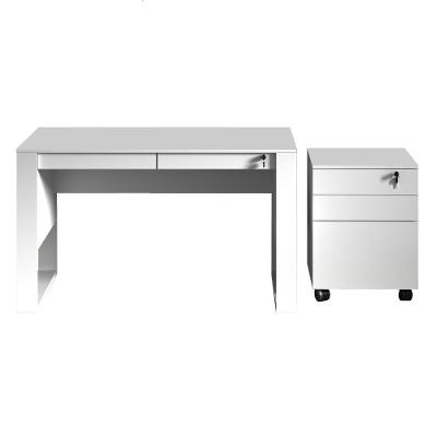 Conjunto Mesa Para Computador Com Balcão Branco