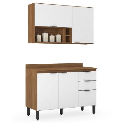 Cozinha Completa Modular 2 Peças Composição 12 Branco