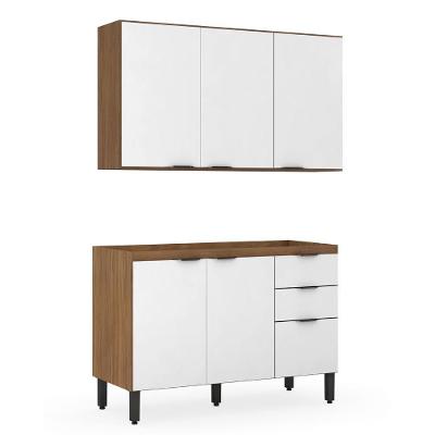 Cozinha Completa Modular 2 Peças Composição 9 Branco