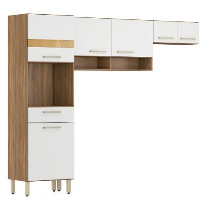 Cozinha Compacta Dama 3 Peças 99101 Amêndola Touch Branco