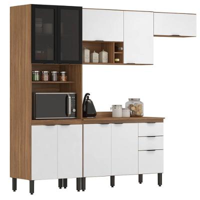 Cozinha Completa Modular 5 Peças Composição 6 Branco
