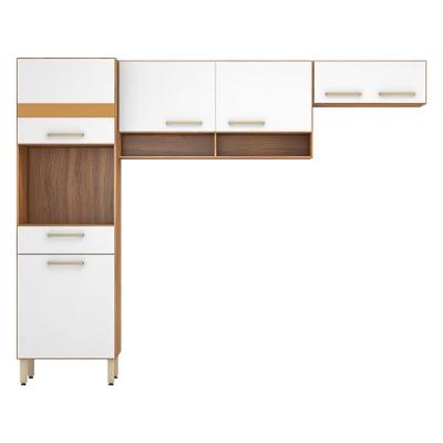 Cozinha Compacta Dama Com 3 Peças Amendola Branco Demóbile