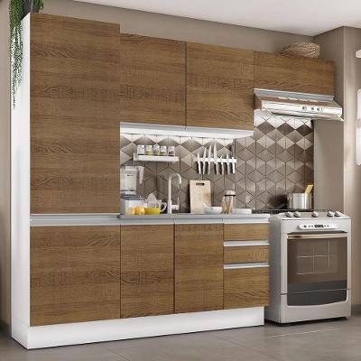 Cozinha Acordes Glamy Rustic MDF Armário Balcão Madesa 
